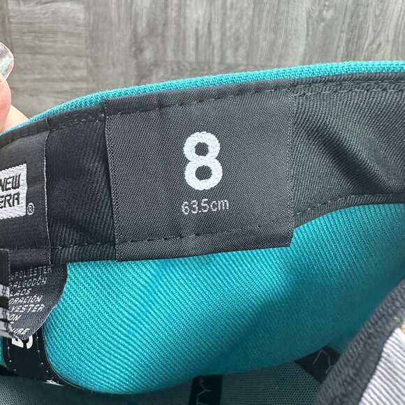 New Era Miami Dolphins Aqua Active Two Tone Camo 59Fifty Fitted Hat size 8 - Picture 4 of 4